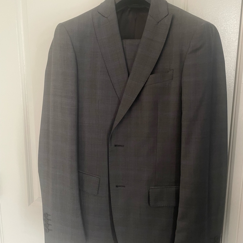 John Varvatos Charcoal Suit